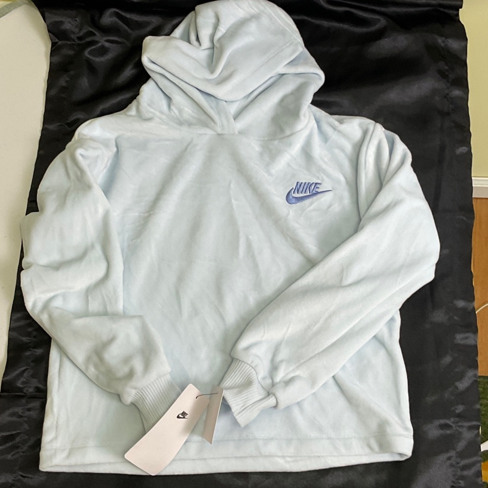 Nike Light Blue Kids Hoodie